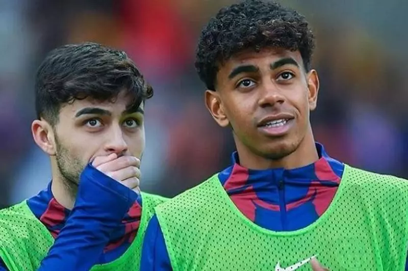 لامين يامال وبيدري - برشلونة